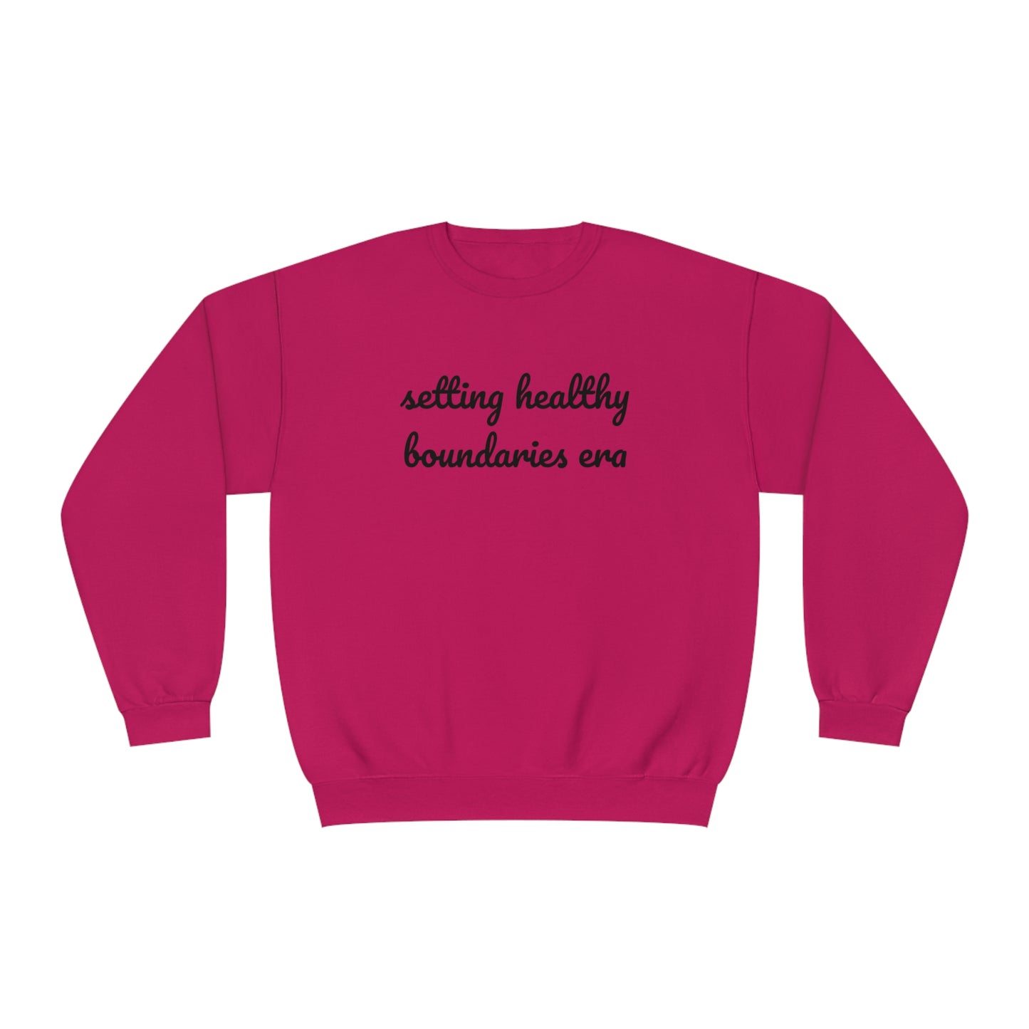 Setting Healthy Boundaries Era Crewneck Sweatshirt