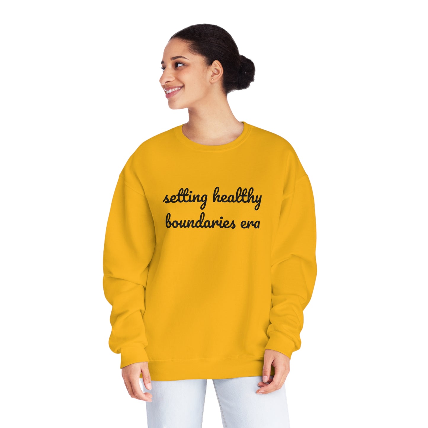 Setting Healthy Boundaries Era Crewneck Sweatshirt