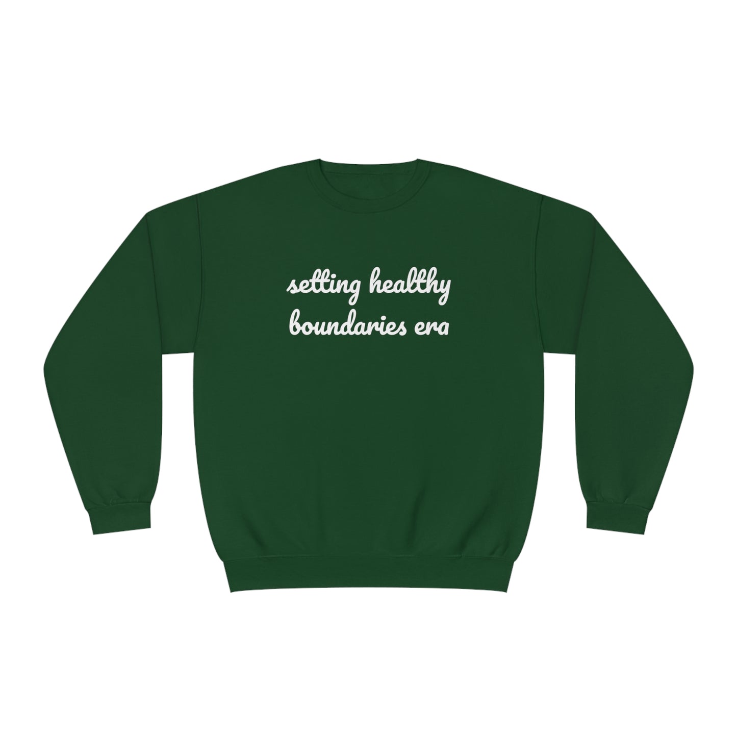 Setting Healthy Boundaries Era Crewneck Sweatshirt