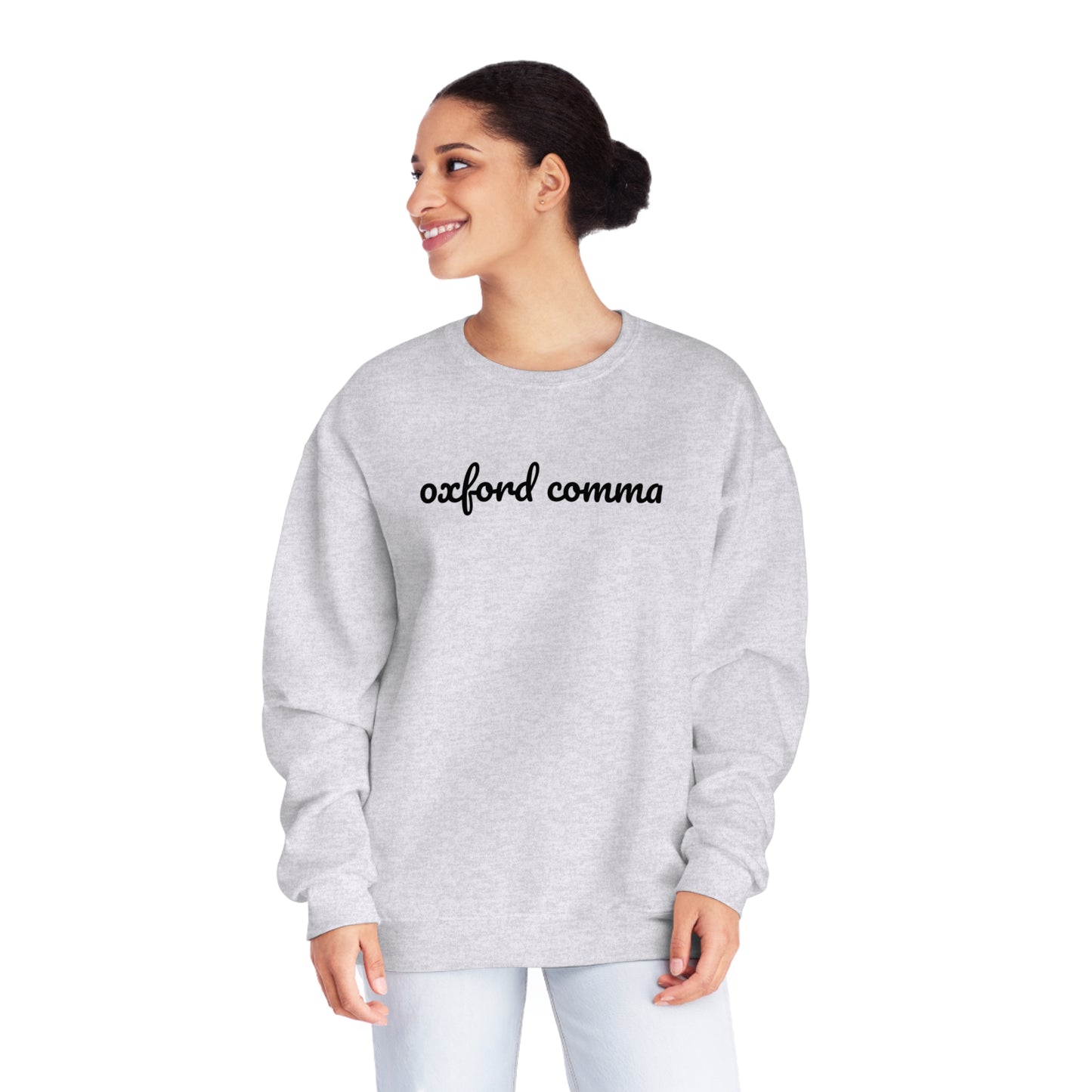 Oxford Comma Crewneck Sweatshirt