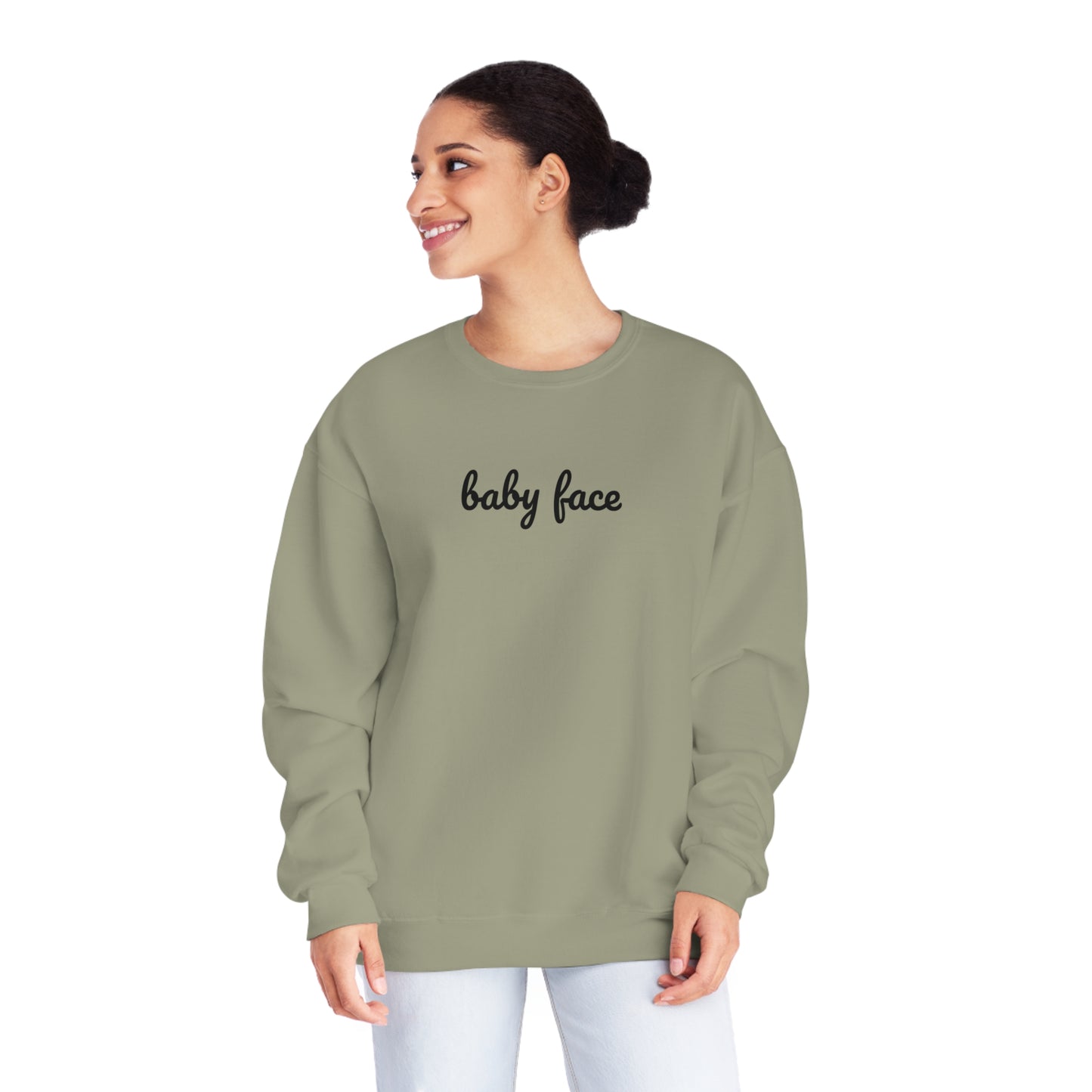 Baby Face Crewneck Sweatshirt