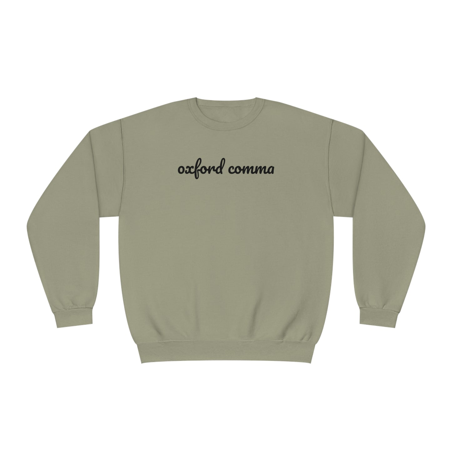 Oxford Comma Crewneck Sweatshirt