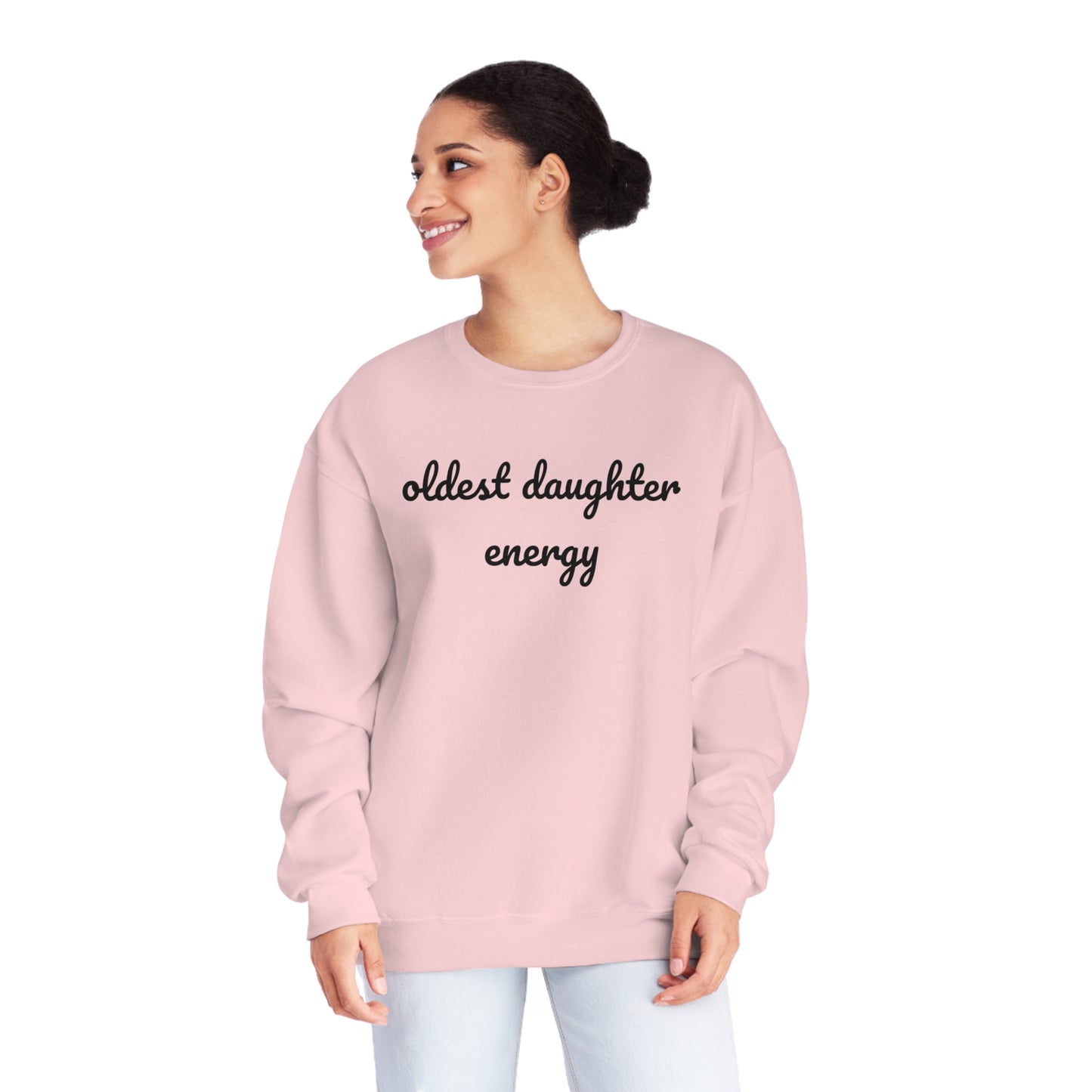 Oldest Daughter Energy Crewneck Sweatshirt