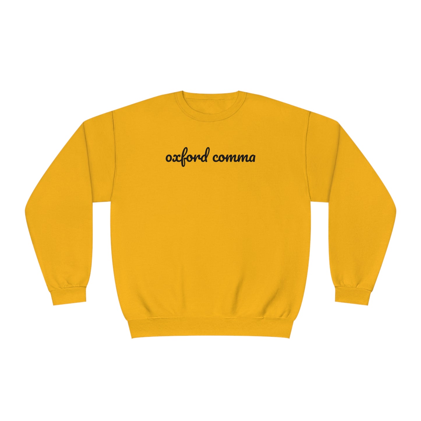 Oxford Comma Crewneck Sweatshirt