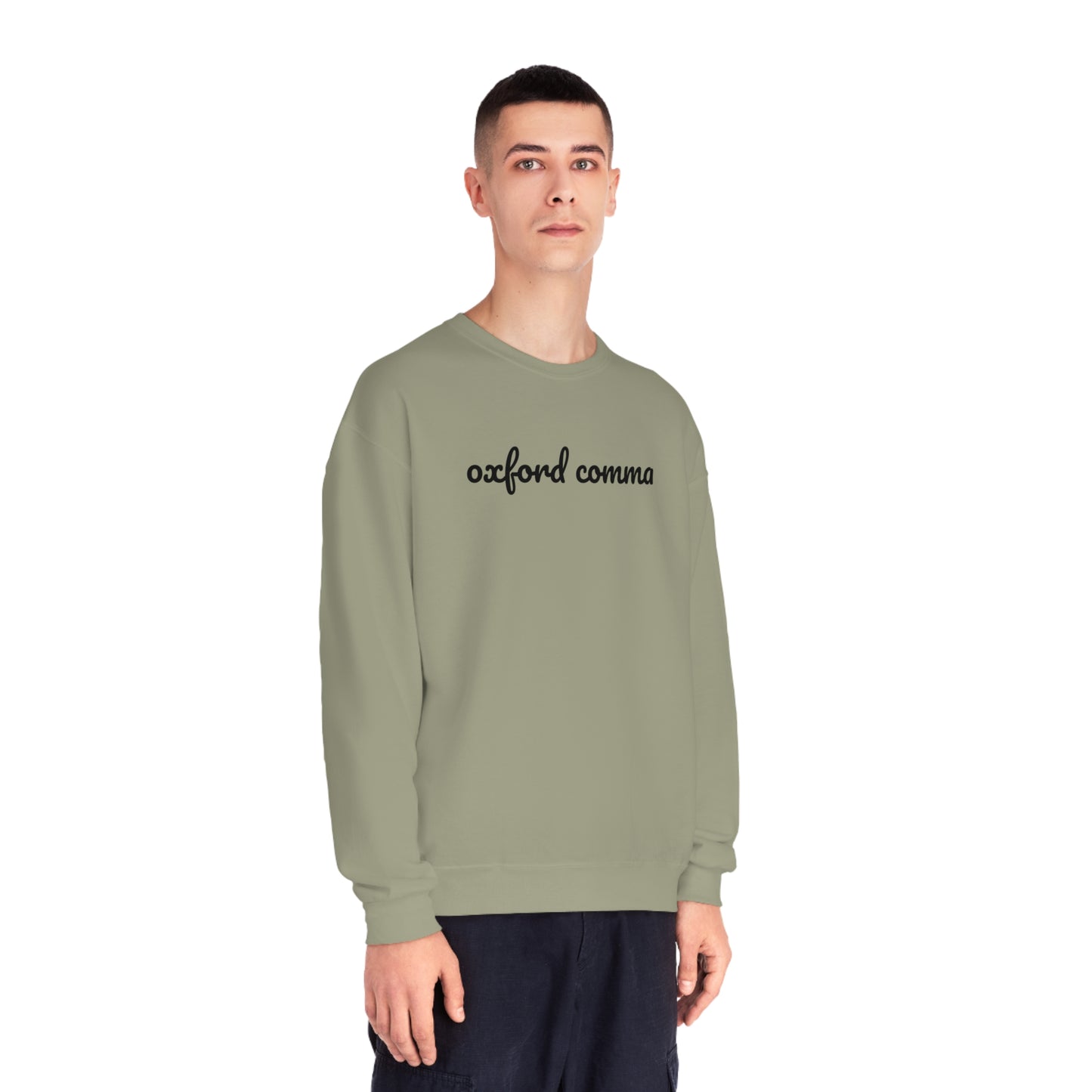 Oxford Comma Crewneck Sweatshirt