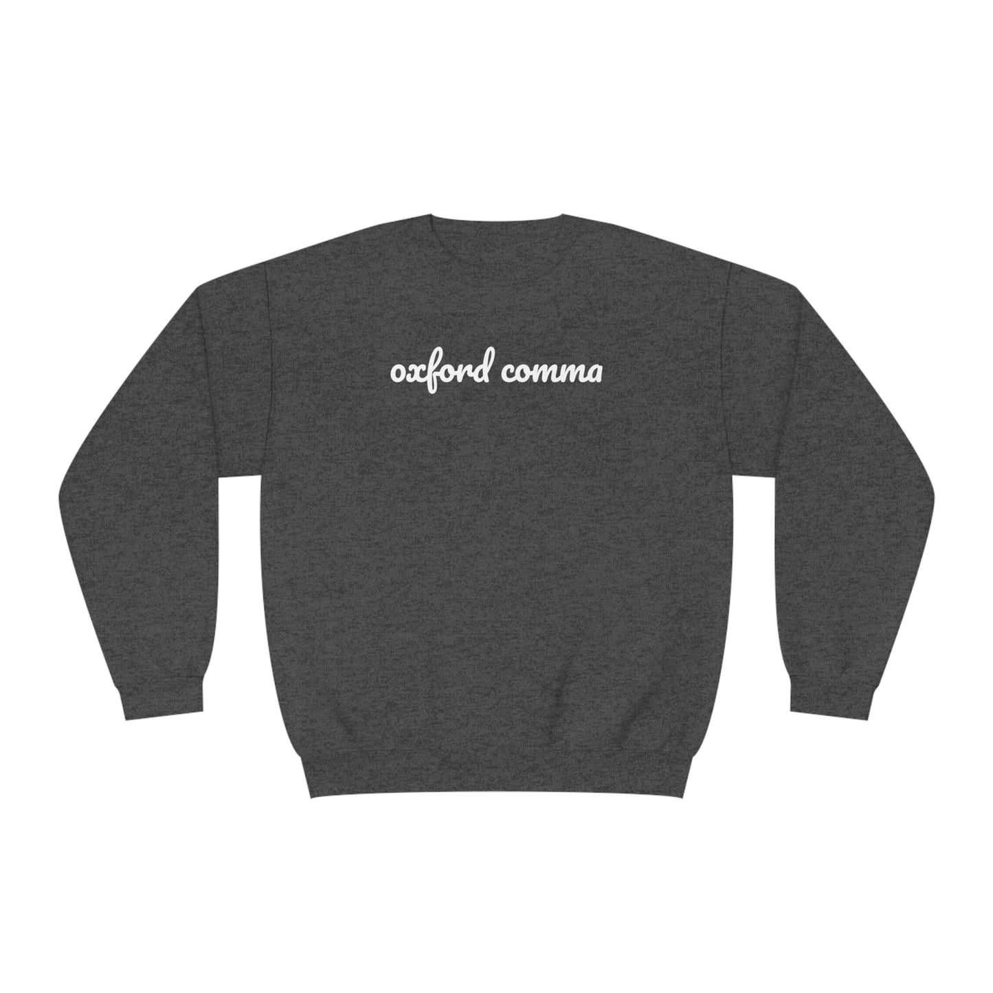 Oxford Comma Crewneck Sweatshirt