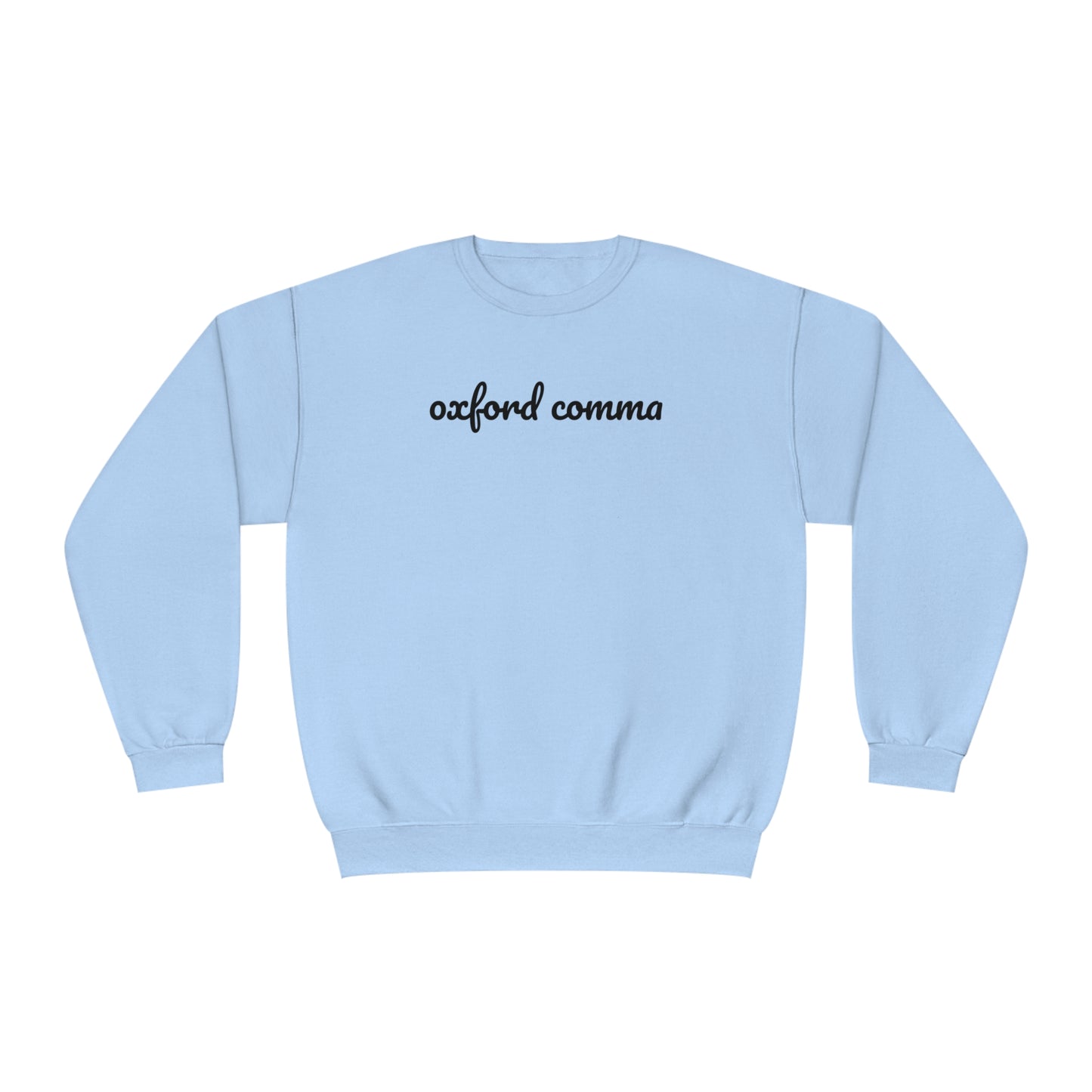 Oxford Comma Crewneck Sweatshirt