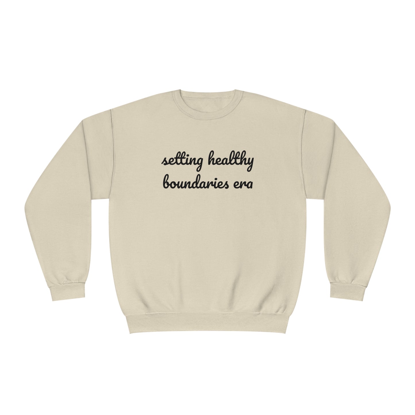 Setting Healthy Boundaries Era Crewneck Sweatshirt