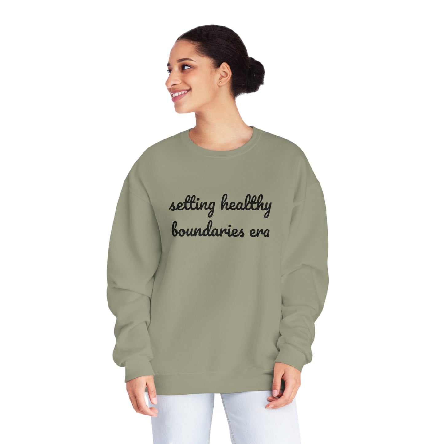 Setting Healthy Boundaries Era Crewneck Sweatshirt