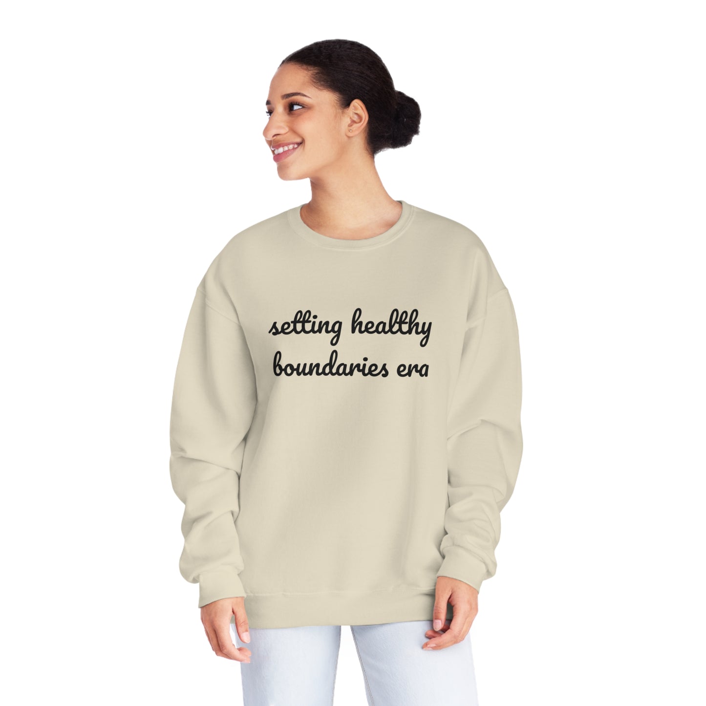 Setting Healthy Boundaries Era Crewneck Sweatshirt