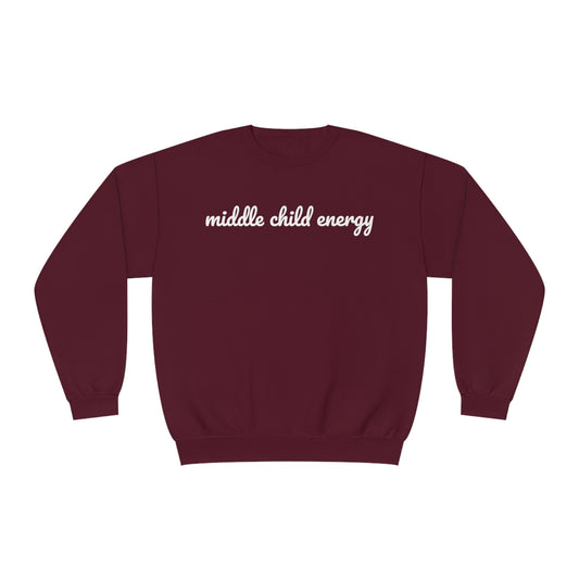 Middle Child Energy Crewneck Sweatshirt