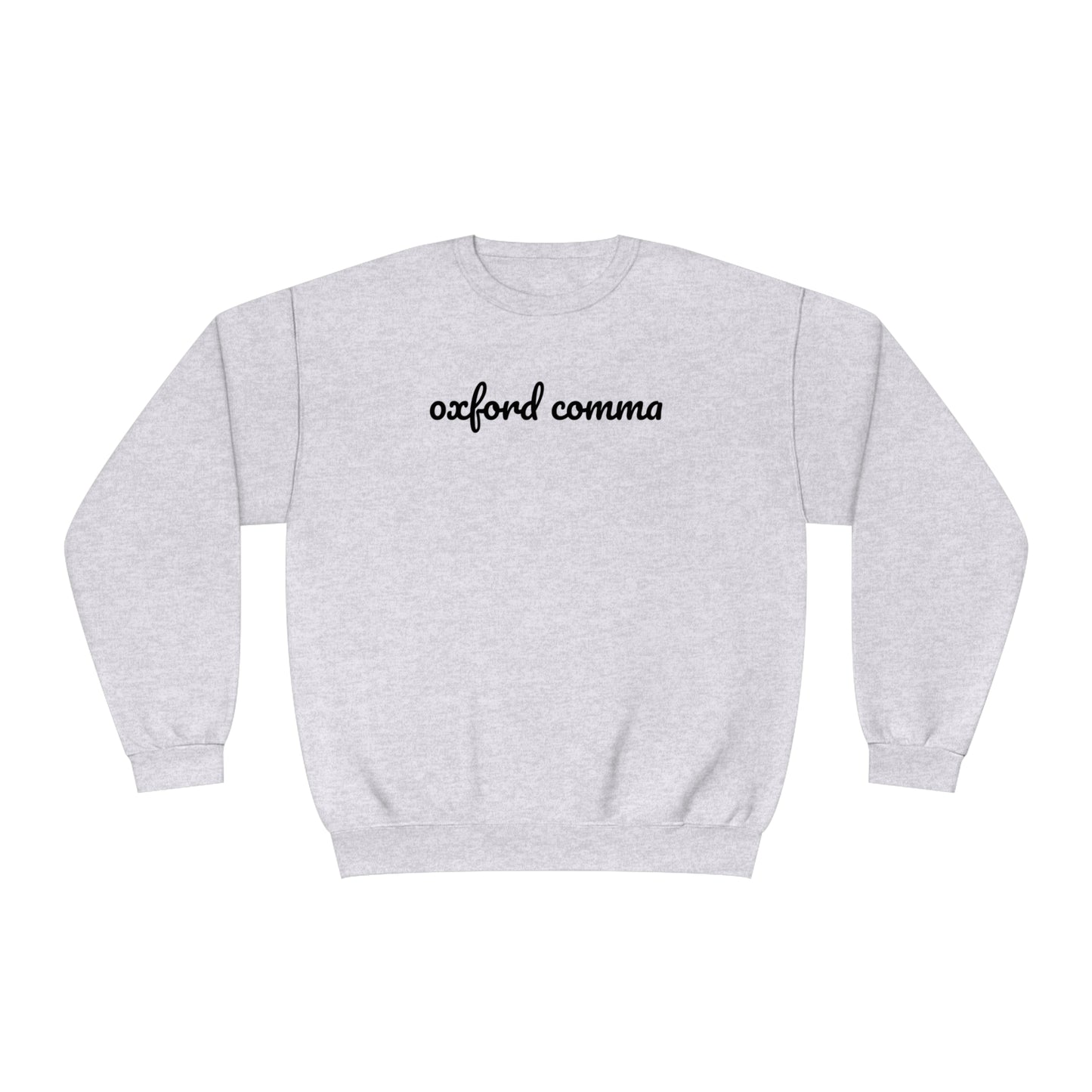 Oxford Comma Crewneck Sweatshirt