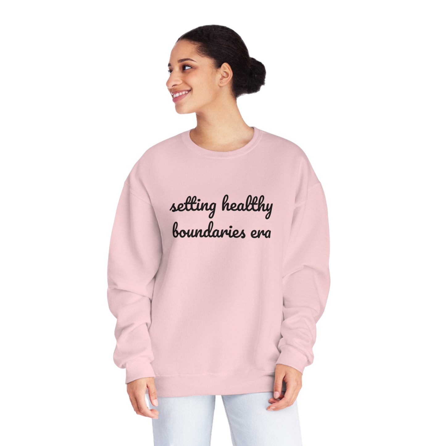 Setting Healthy Boundaries Era Crewneck Sweatshirt