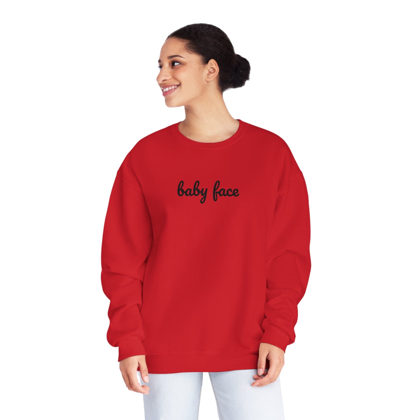 Baby Face Crewneck Sweatshirt