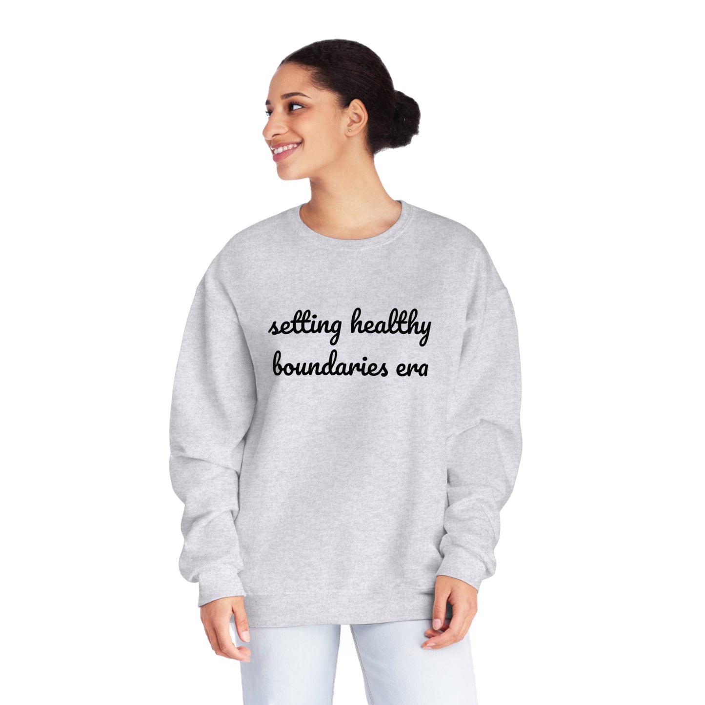 Setting Healthy Boundaries Era Crewneck Sweatshirt