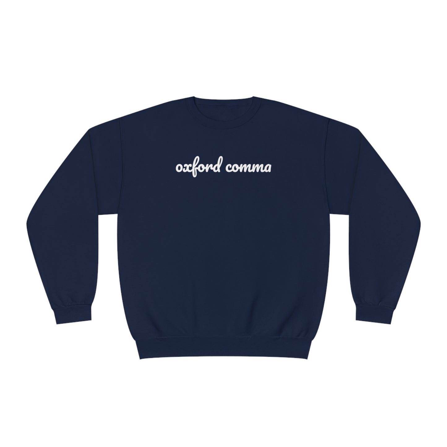 Oxford Comma Crewneck Sweatshirt