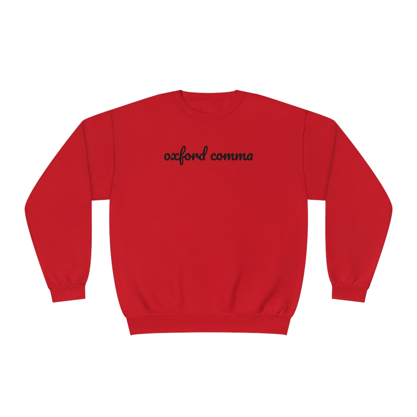 Oxford Comma Crewneck Sweatshirt