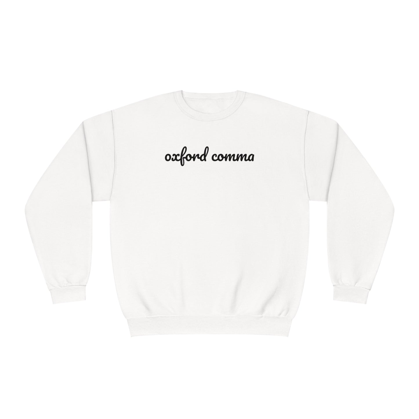 Oxford Comma Crewneck Sweatshirt