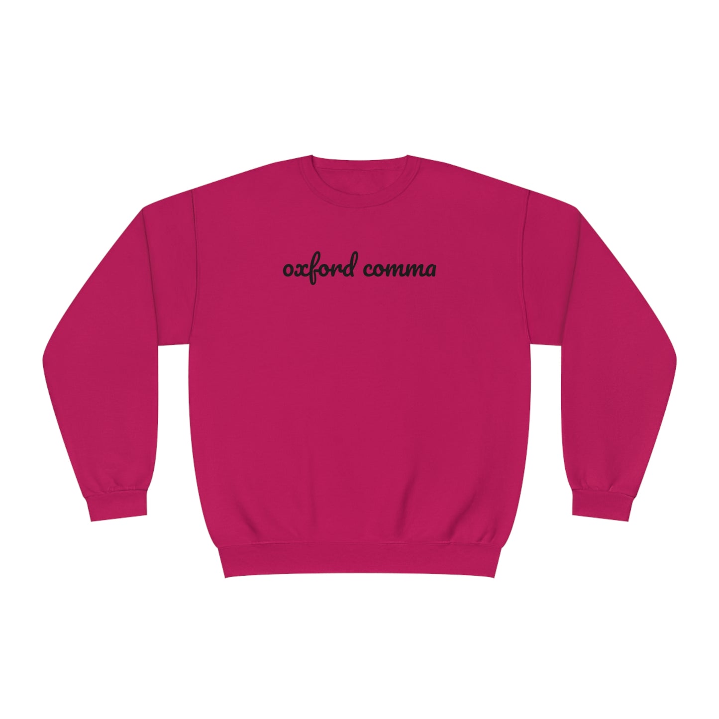 Oxford Comma Crewneck Sweatshirt