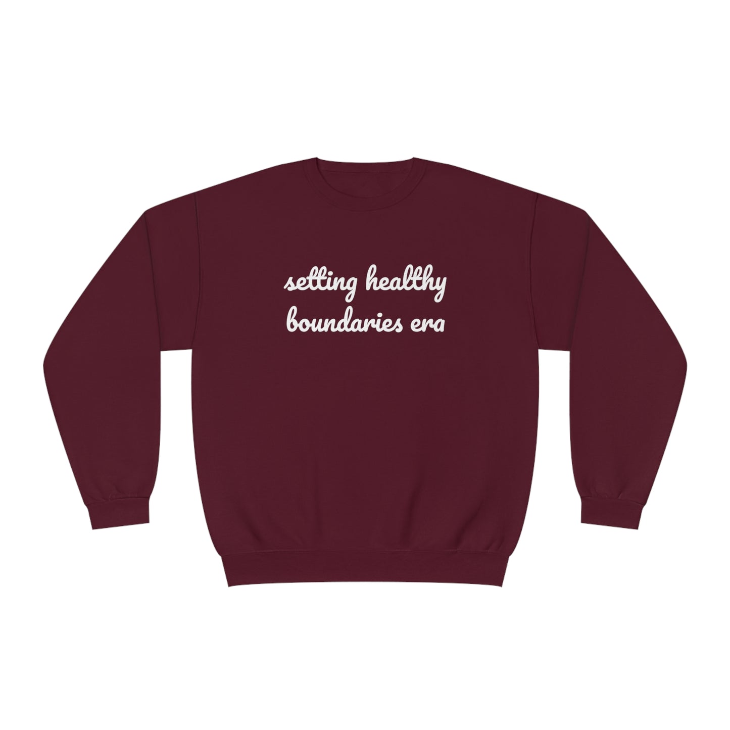 Setting Healthy Boundaries Era Crewneck Sweatshirt