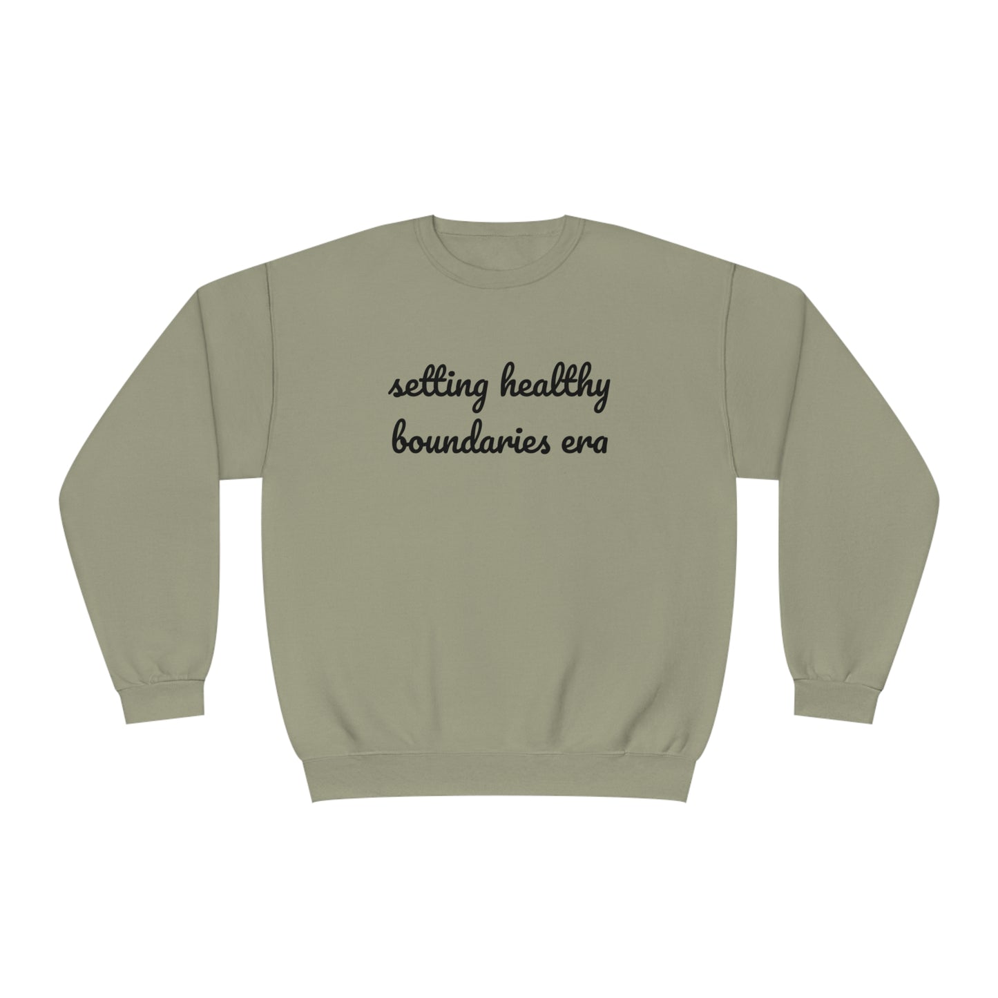 Setting Healthy Boundaries Era Crewneck Sweatshirt