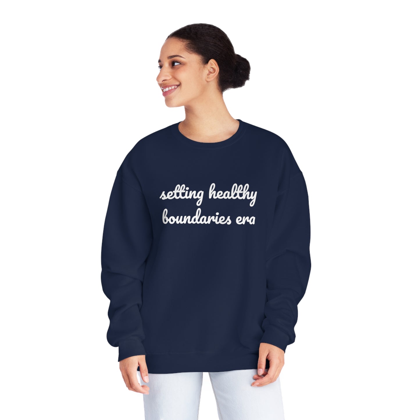 Setting Healthy Boundaries Era Crewneck Sweatshirt