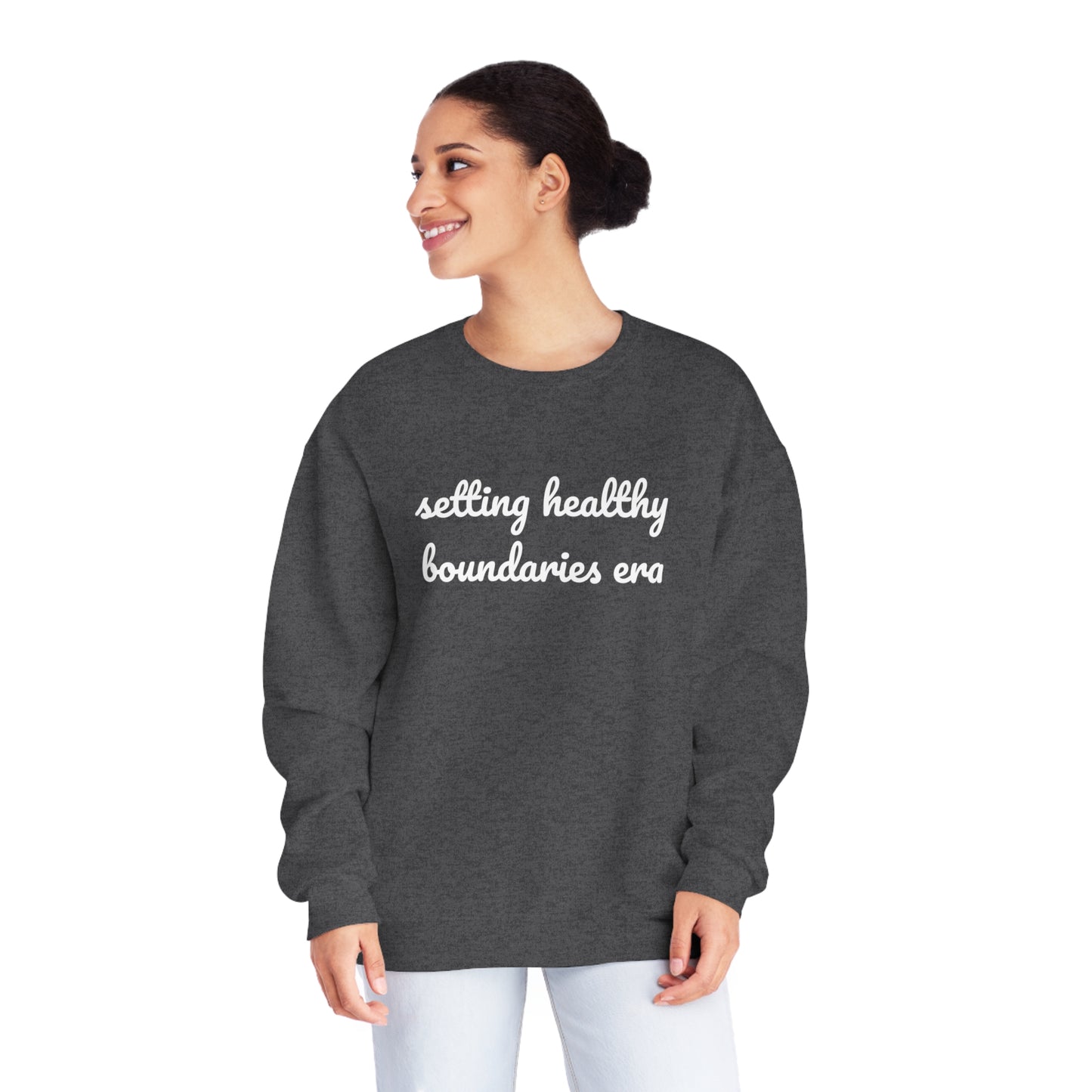 Setting Healthy Boundaries Era Crewneck Sweatshirt